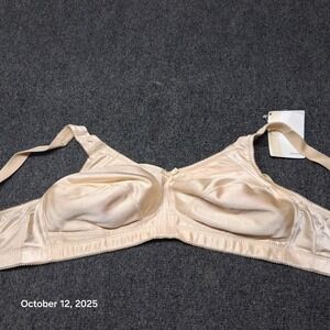 NWT Amoena Ava 2115 Pearl Beige Bra Women Size 38 B Wireless